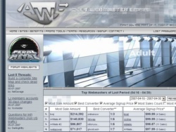 Adult Webmaster Empire screenshot